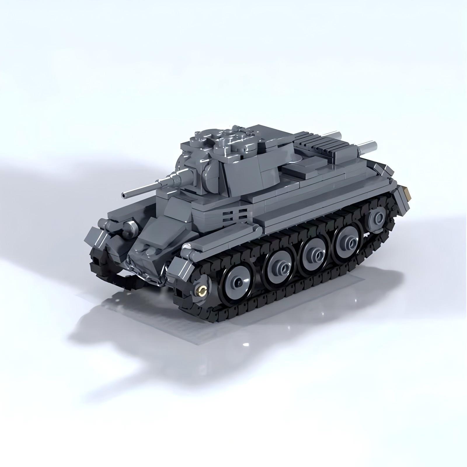 Zestaw klocków MOC z serii Mil – Lego Compatible Military Tank recenzja i cena