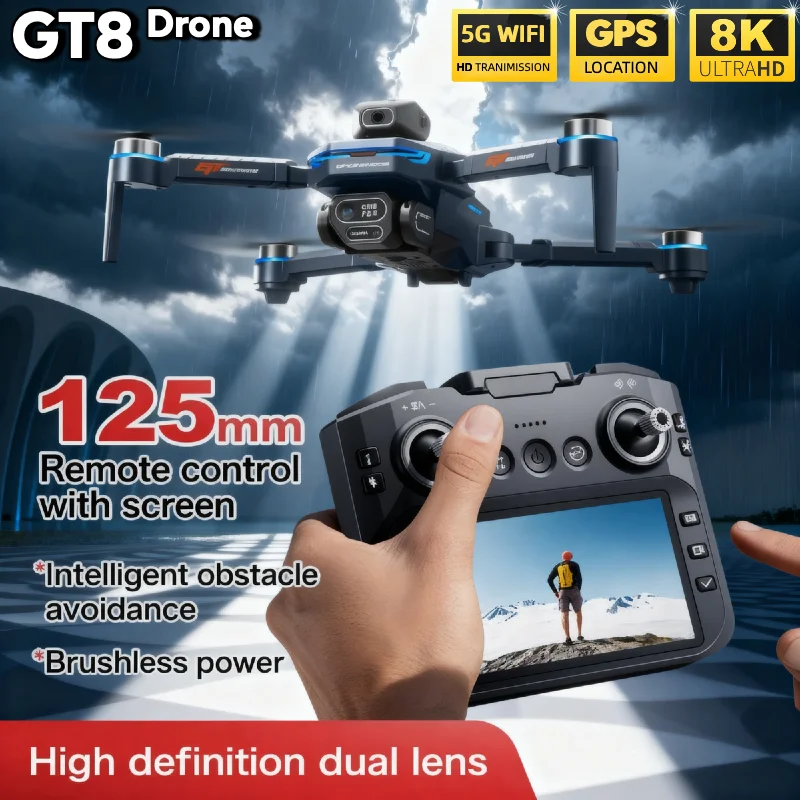 GORĄCY Nowy Dron LSRC GT8 4K P – Fpv Brushless Rc Drone 4K recenzja i cena