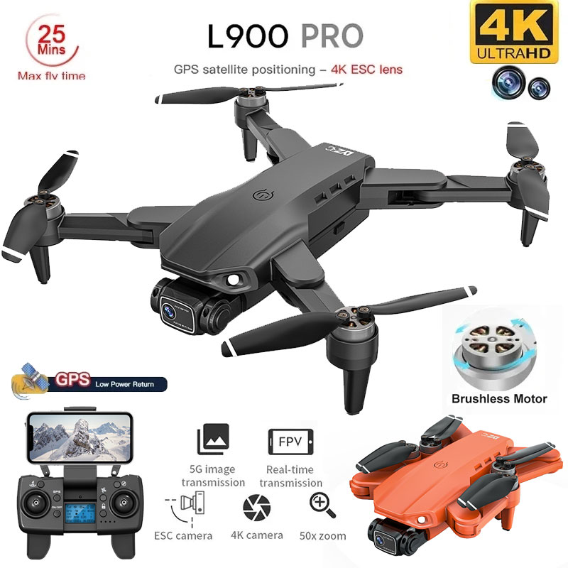 L900 Pro GPS Drone 4K Profesjo – Fpv Brushless Rc Drone 4K recenzja i cena