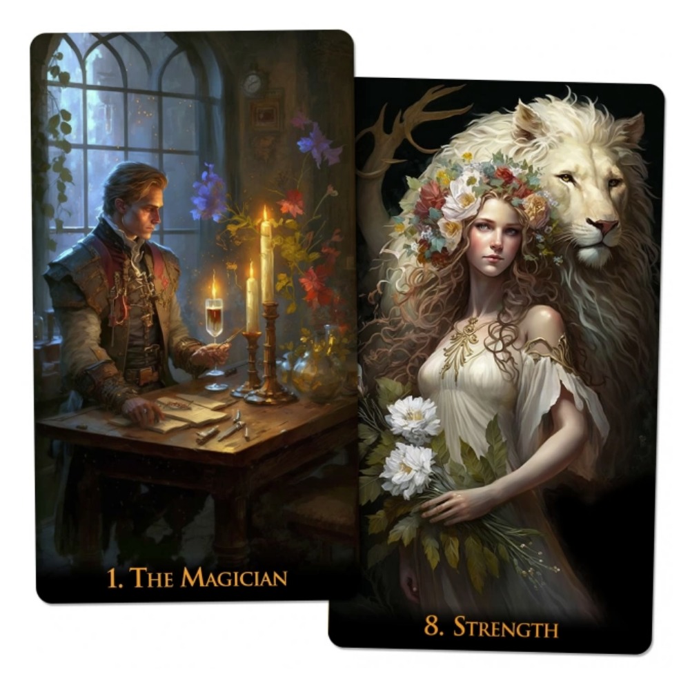 12 * 7 cm Dziwny świat Tarot 7 – Tarot Cards Deck With Guidebook recenzja i cena