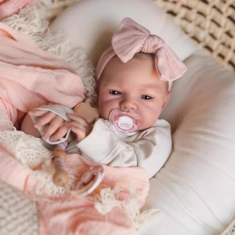48CM Lalki Reborn z Silikonu A – Reborn Baby Doll Silicone Realistic recenzja i cena