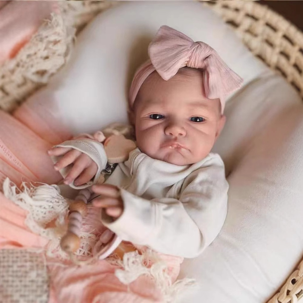 48CM Lalki Reborn z Silikonu A – Reborn Baby Doll Silicone Realistic recenzja i cena
