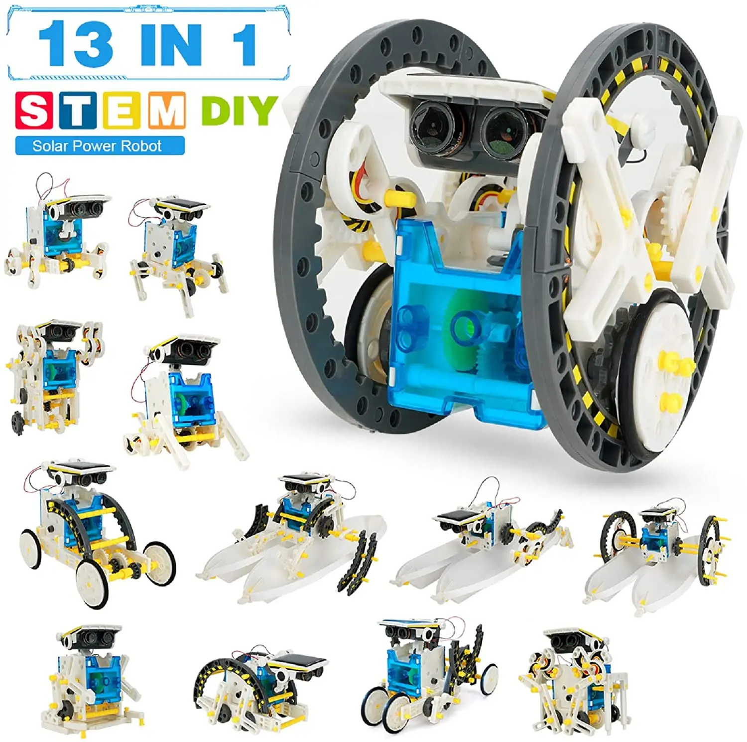 Zestaw STEM 12w1 Robot Solarny – Stem Solar Robot Kit For Kids recenzja i cena