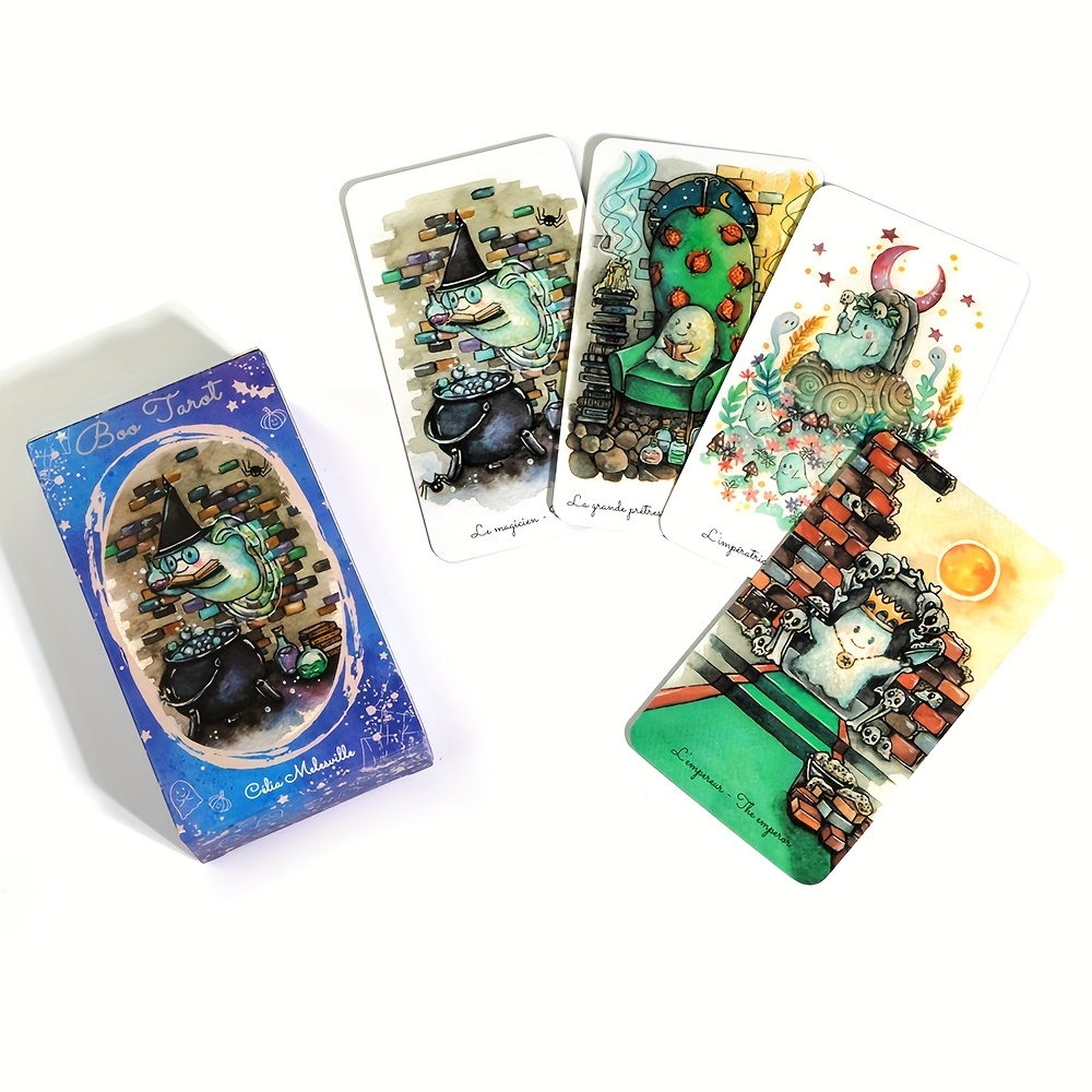 Boo Tarot Deck Ghosts Ghost Re – Tarot Cards Deck With Guidebook recenzja i cena